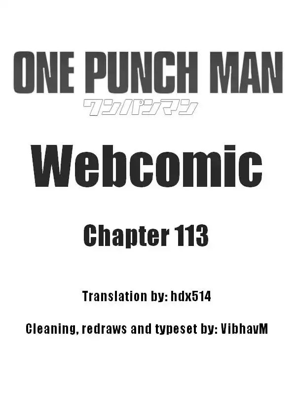 Onepunch-Man (ONE) Chapter 113 1